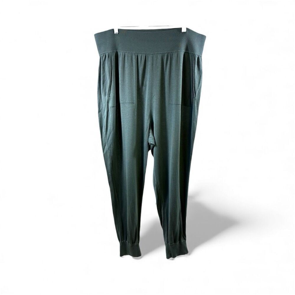 Athleta Knit Joggers in Teal Size 2X - Picture 1 of 6